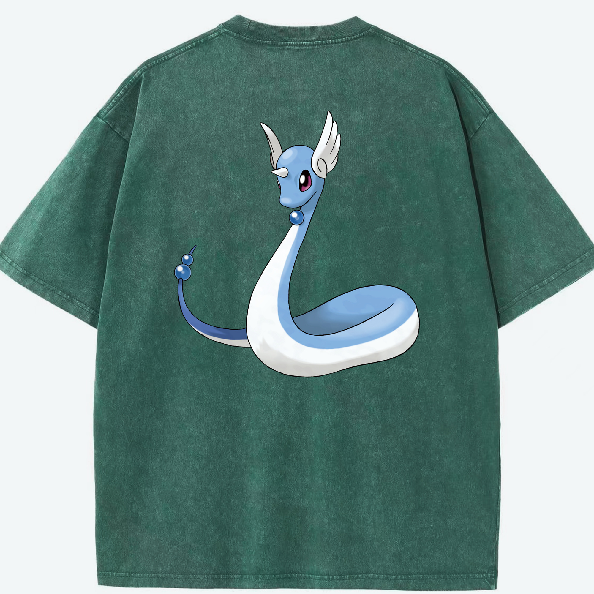（画像用） ポケットモンスター Pokémon 綿100% ヴィンテージ風 半袖Tシャツ（背面プリント）